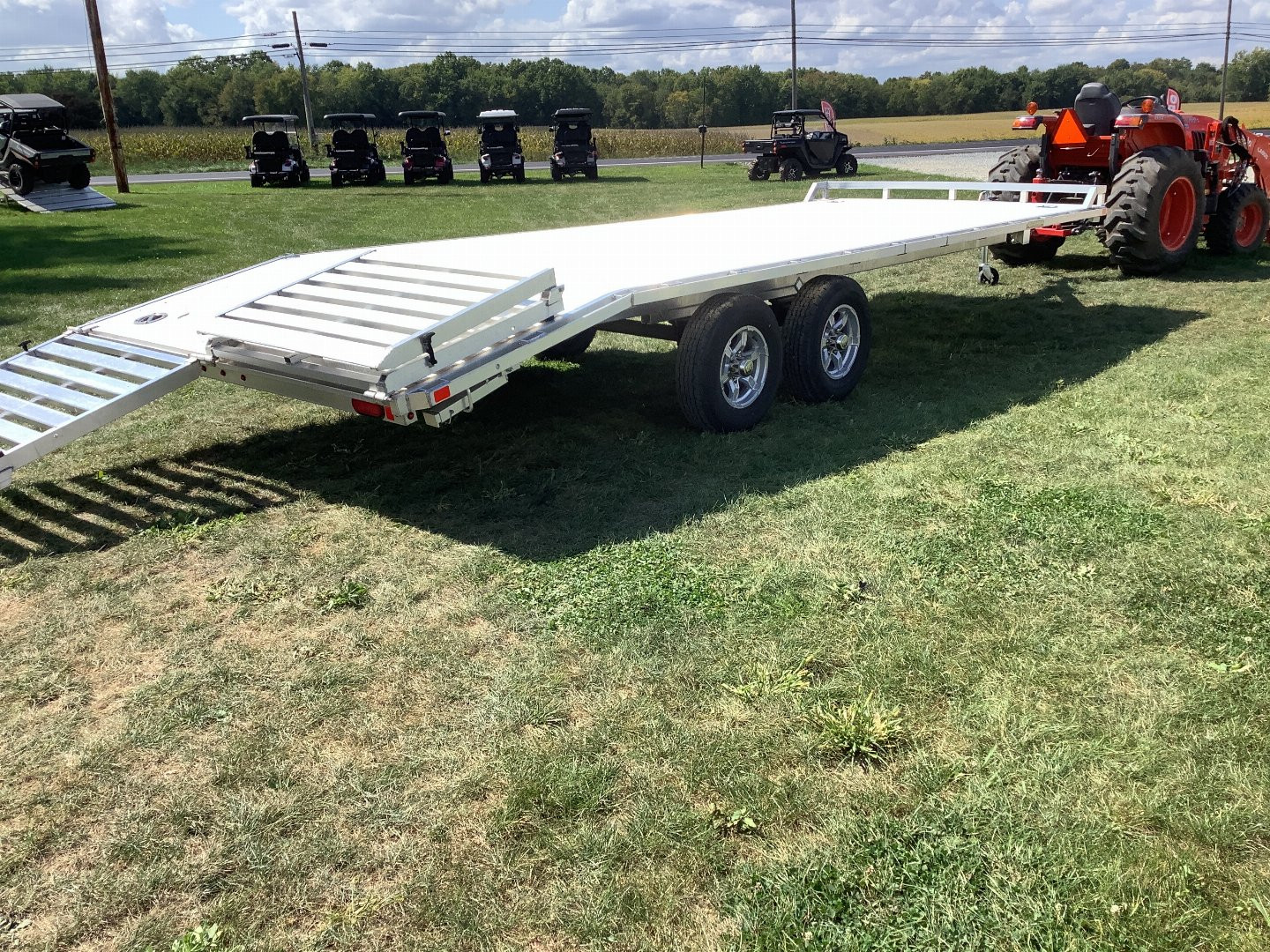 New 2024 Aluma 1022H-TA-BT-RR-RTD 10K Deckover Trailer