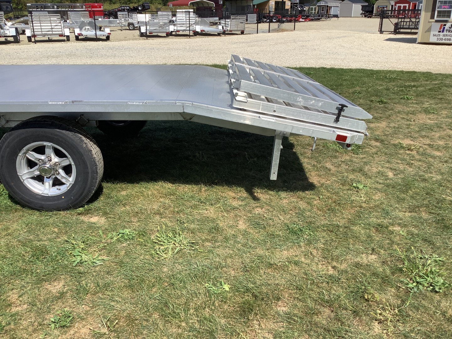 New 2024 Aluma 1022H-TA-BT-RR-RTD 10K Deckover Trailer