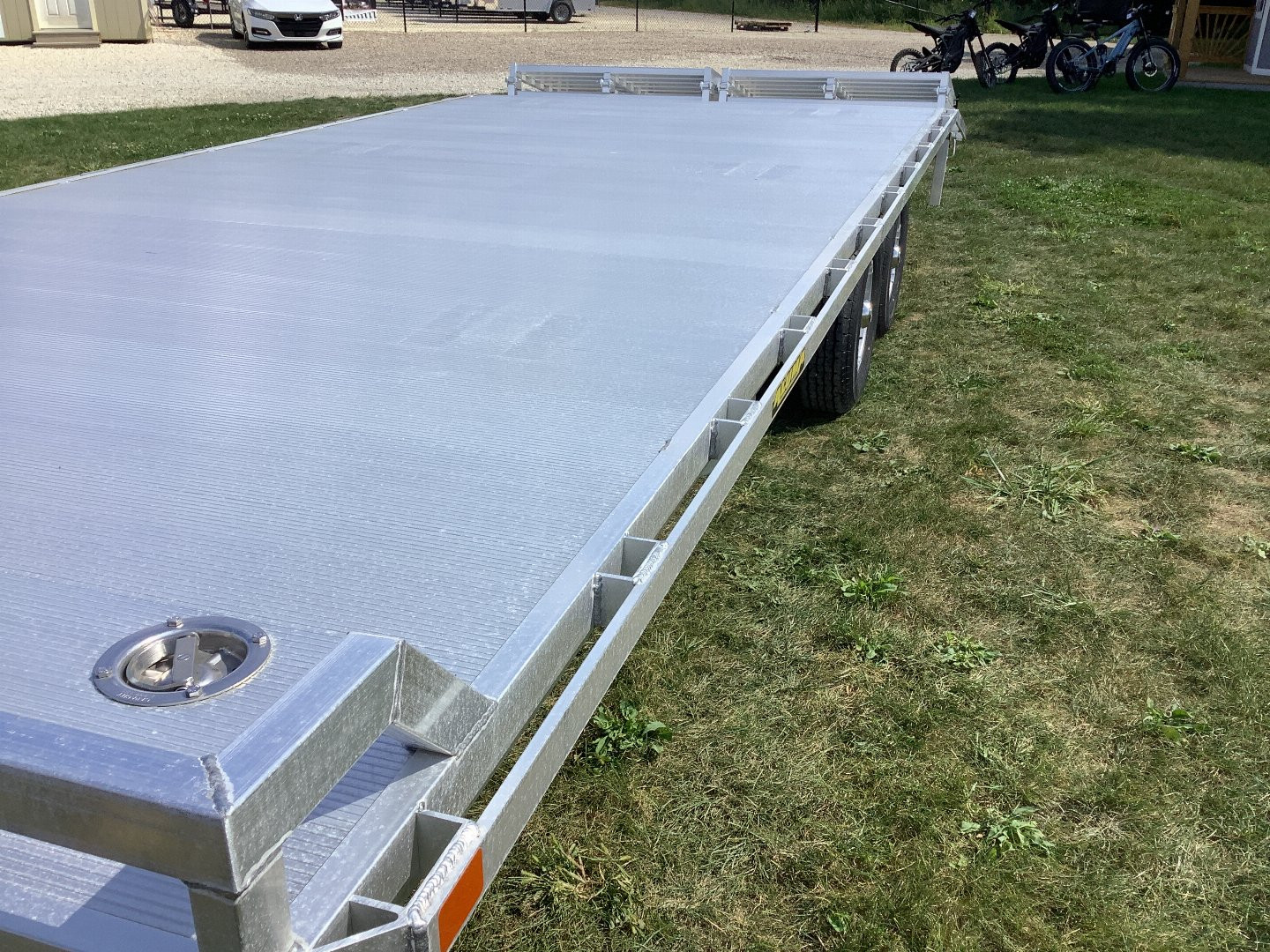 New 2024 Aluma 1022H-TA-BT-RR-RTD 10K Deckover Trailer