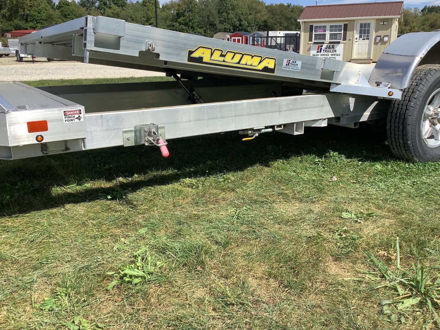 New 2024 ALUMA 8218 Tilt Car Hauler