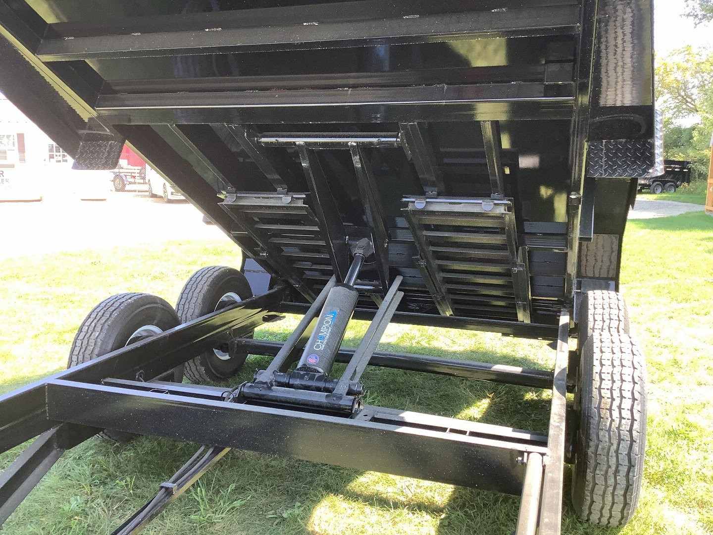 New 2024 CornPro 81"X12' 14K GVWR Dump Trailer