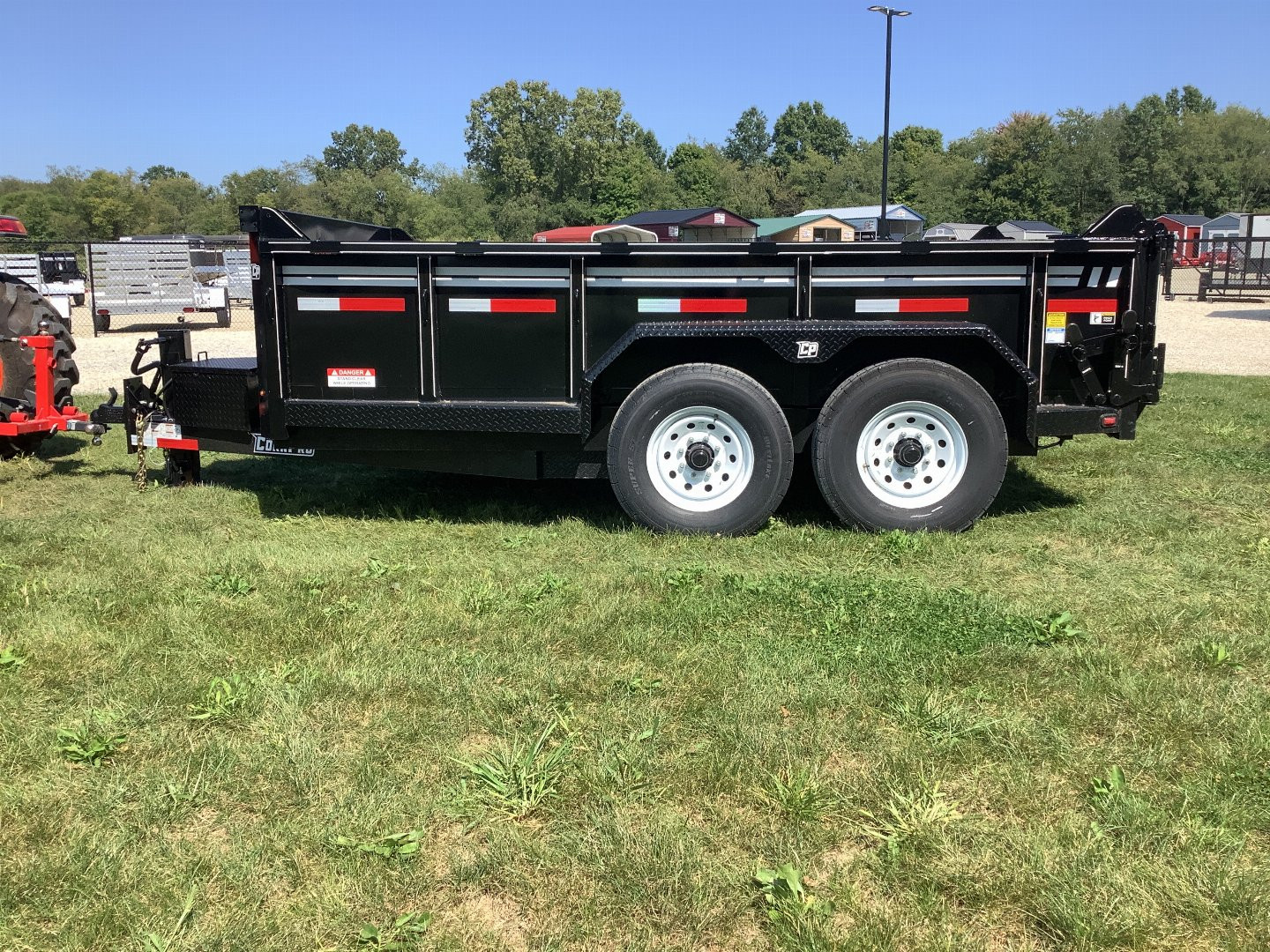New 2024 CornPro 81"X12' 14K GVWR Dump Trailer