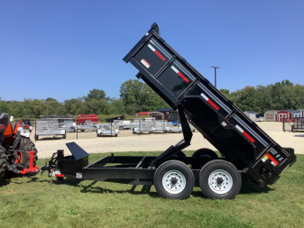 New 2024 CornPro 81"X12' 14K GVWR Dump Trailer