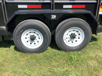 New 2024 CornPro 81"X12' 14K GVWR Dump Trailer