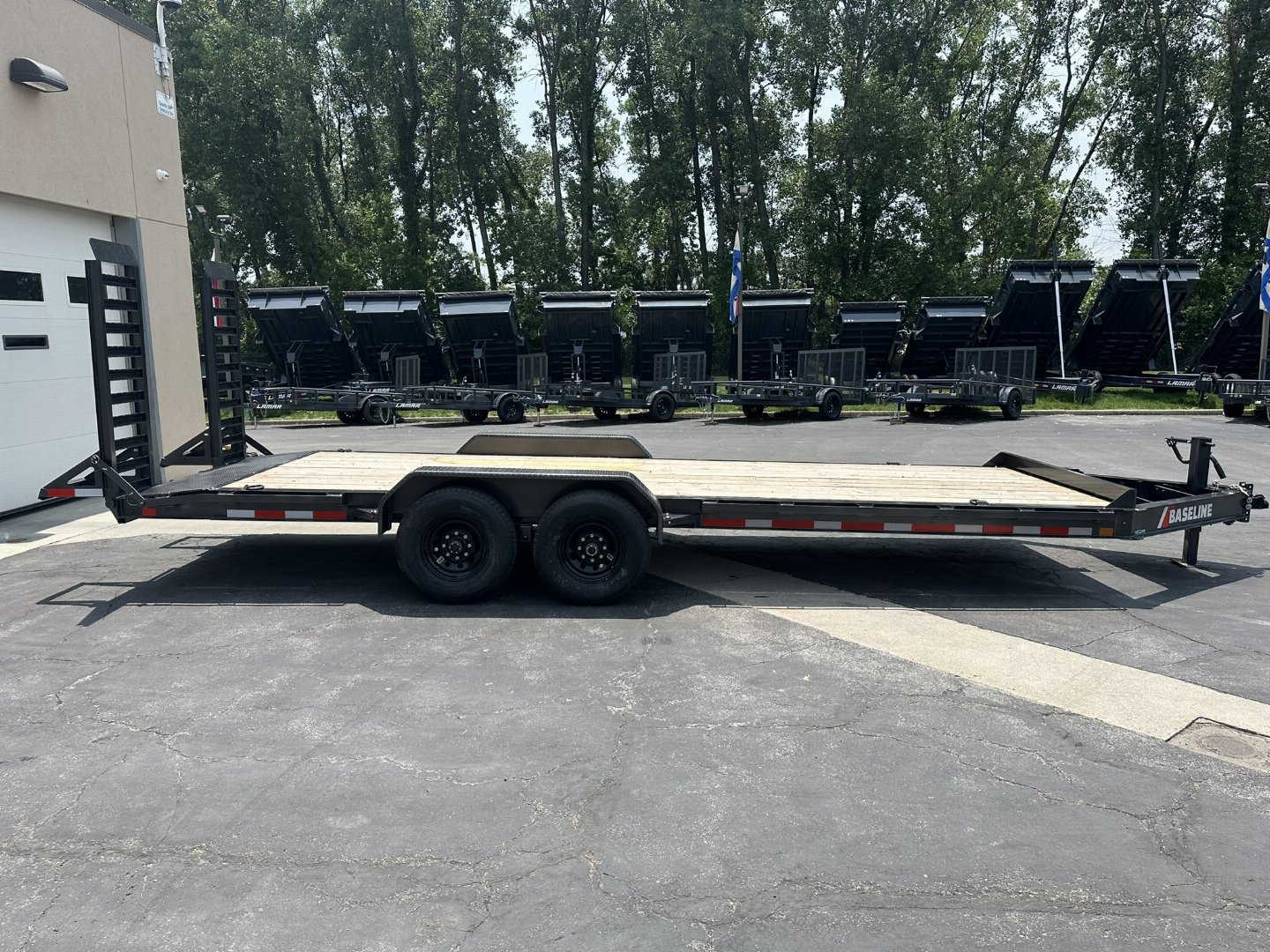 New 2025 Baseline 82"x22' HEQ208 Equipment Trailer