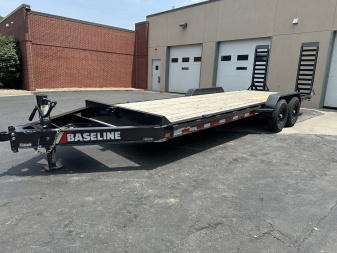 New 2025 Baseline Trailers 82"x22' HEQ207 Equipment Trailer