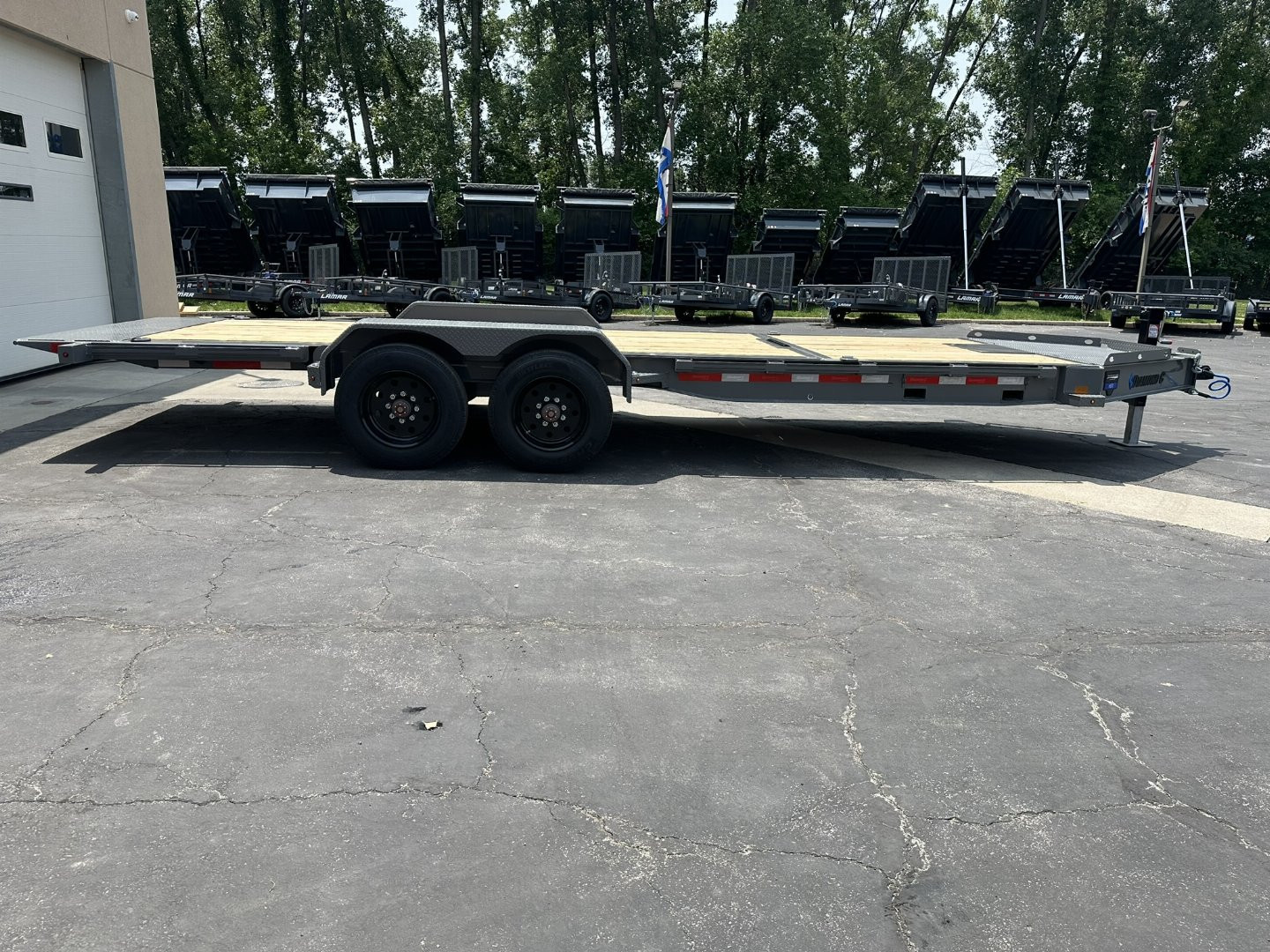 New 2025 Diamond C 82"x22' Hydraulically Dampened Tilt Trailer