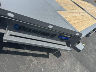 New 2025 Diamond C 82"x22' Hydraulically Dampened Tilt Trailer