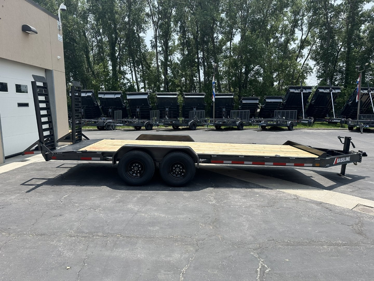 New 2025 Baseline 82"x20' HEQ208 Equipment Trailer