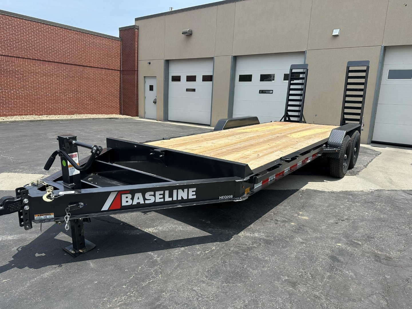 New 2025 Baseline 82"x20' HEQ208 Equipment Trailer