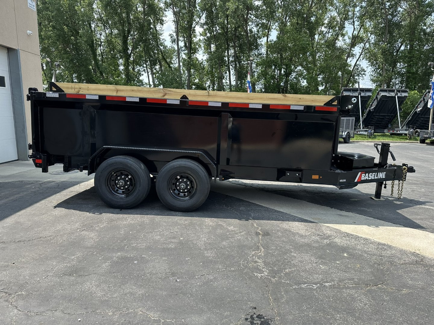 New 2025 Baseline HDU208 82″x 14′ 16K Dump Trailer