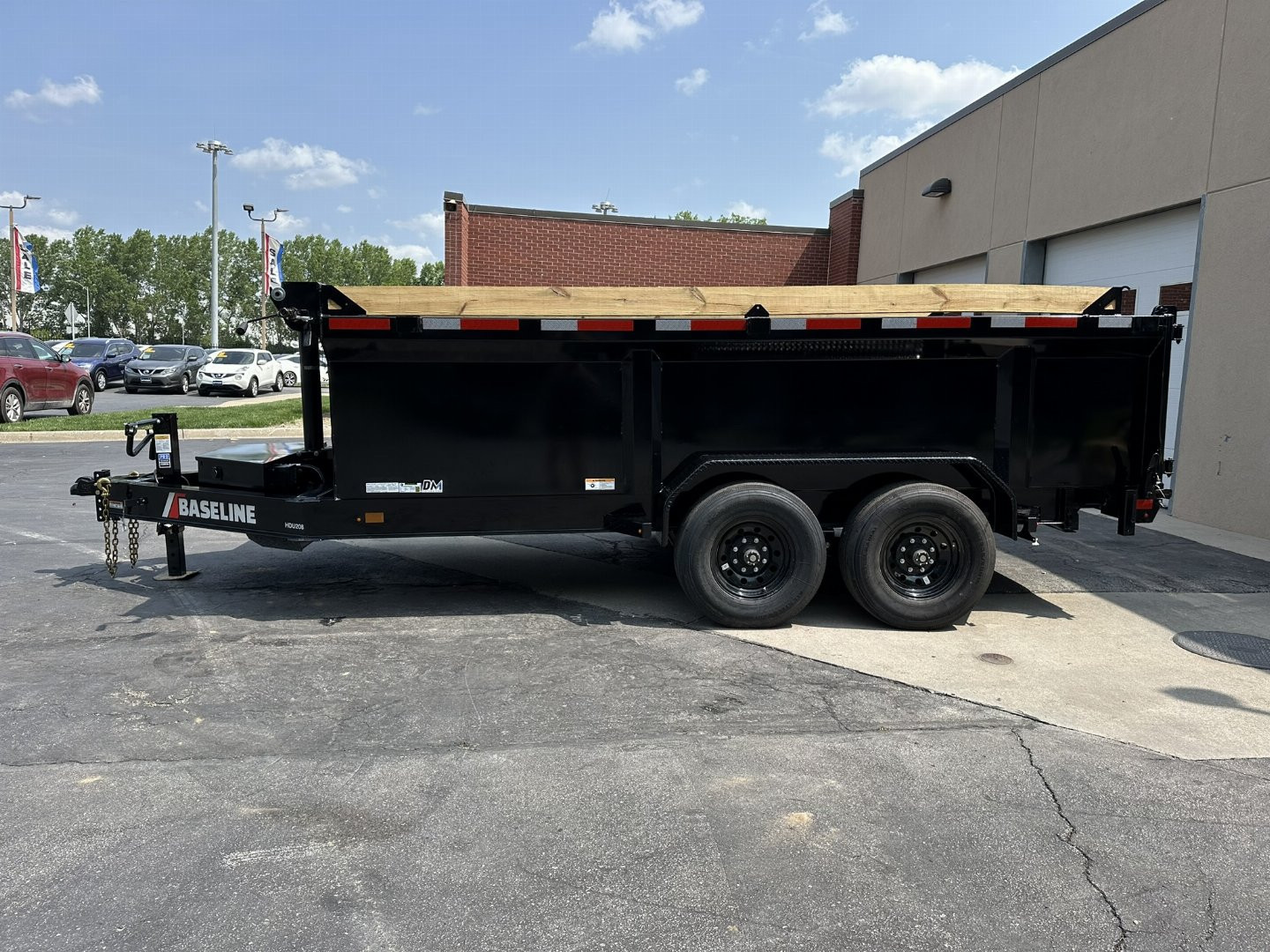 New 2025 Baseline HDU208 82″x 14′ 16K Dump Trailer