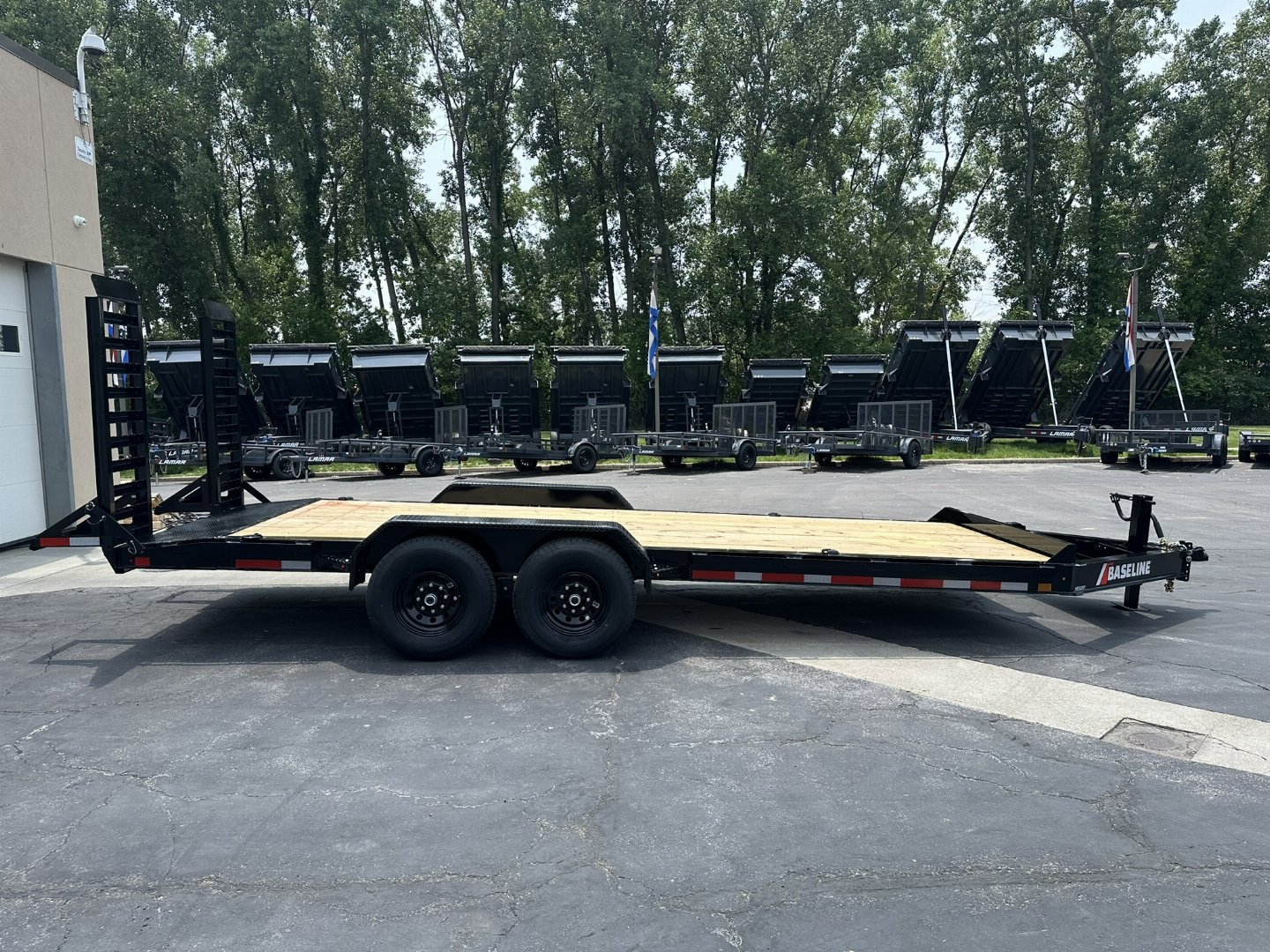 New 2025 Baseline Trailers 82"x20' HEQ207 Equipment Trailer