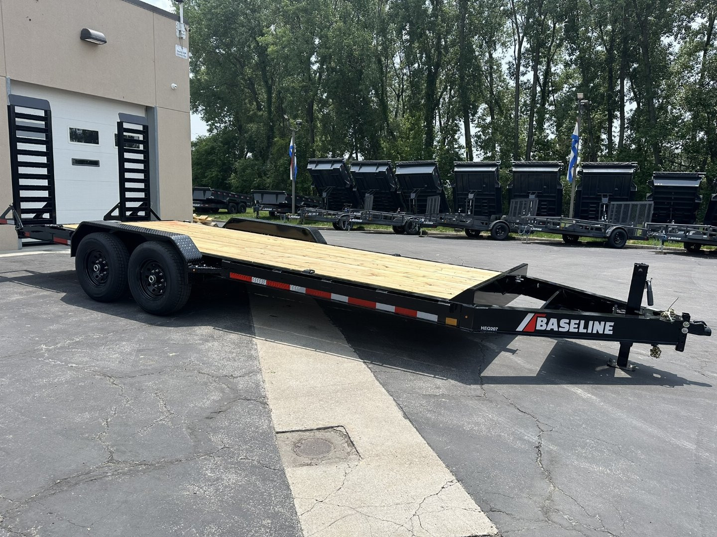 New 2025 Baseline Trailers 82"x20' HEQ207 Equipment Trailer