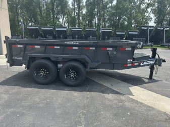 New 2025 Lamar Trailers 83"X12' DL-14K Low-Pro Dump Trailer