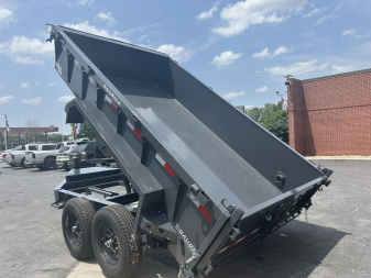 New 2025 Lamar Trailers 83"X12' DL-14K Low-Pro Dump Trailer