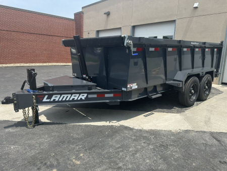New 2025 Lamar 83" X 14' DT - 14K TELESCOPIC DUMP TRAILER