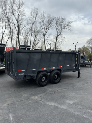 New 2025 Lamar Trailers 83" X 14' DT - 14K Gooseneck Telescopic Dump Trailer