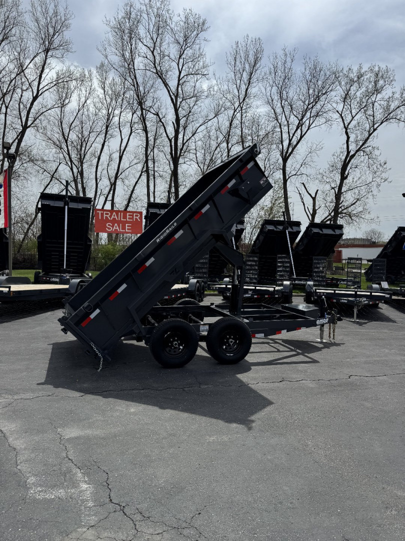 New 2025 Lamar Trailers 77" X 12' DM - 10K Medium Dump Trailer