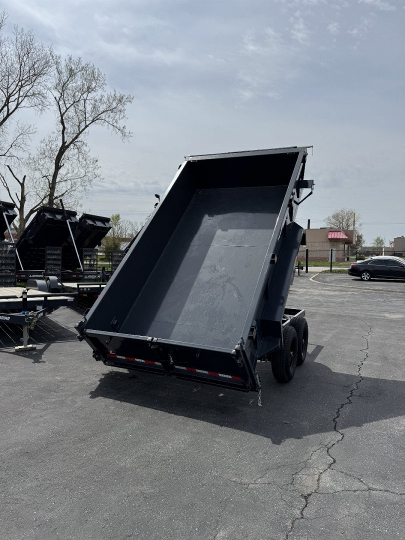 New 2025 Lamar Trailers 77" X 12' DM - 10K Medium Dump Trailer
