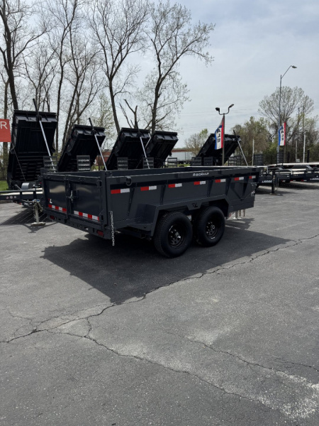 New 2025 Lamar Trailers 77" X 12' DM - 10K Medium Dump Trailer