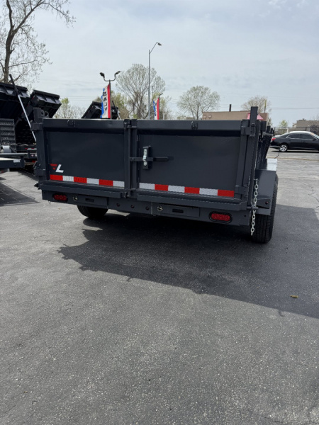New 2025 Lamar Trailers 77" X 12' DM - 10K Medium Dump Trailer