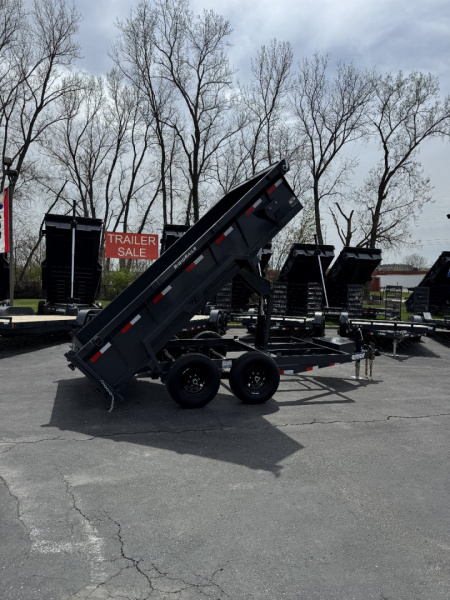 New 2025 Lamar Trailers 77" X 12' DM - 10K Medium Dump Trailer