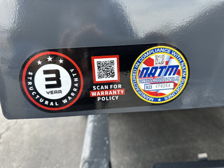 New 2025 Lamar Trailers 77" X 12' DM - 10K Medium Dump Trailer