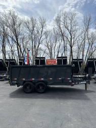 New 2025 Lamar Trailers 83  X 14' DT - 14K Telescopic Dump Trailer