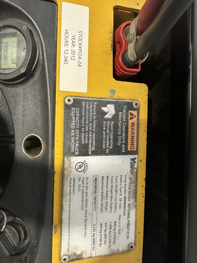 Used 2012 PALLET JACK YALE