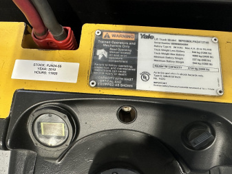 Used 2010 PALLET JACK YALE