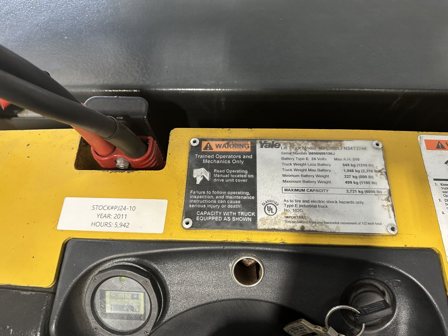 Used 2011 PALLET JACK YALE