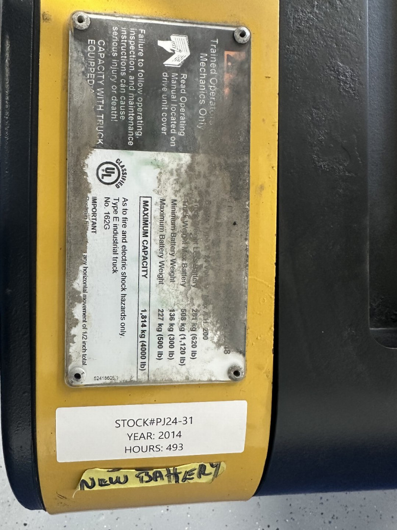 Used 2014 PALLET JACK YALE