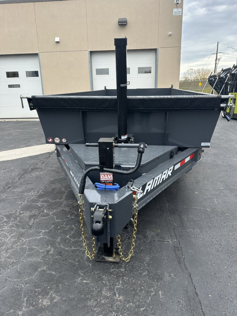 New 2025 Lamar Trailers 83" X 16' DT - 14K Telescopic Dump Trailer