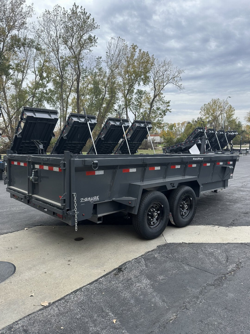 New 2025 Lamar Trailers 83" X 16' DT - 14K Telescopic Dump Trailer
