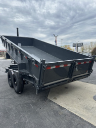 New 2025 Lamar Trailers 83" X 16' DT - 14K Telescopic Dump Trailer
