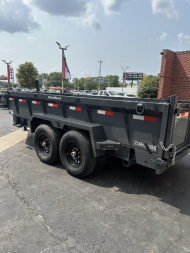 New 2025 Lamar Trailers 83"X14' DT-14K Telescopic Dump Trailer