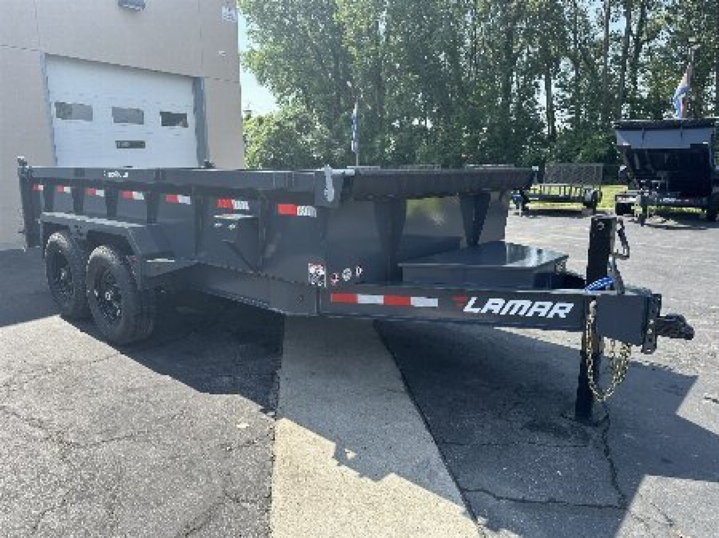 New 2025 Lamar Trailers 83"X14' DL-14K Low-Pro Dump Trailer