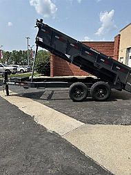 New 2025 Lamar Trailers 83"X14' DT-14K Telescopic Dump Trailer