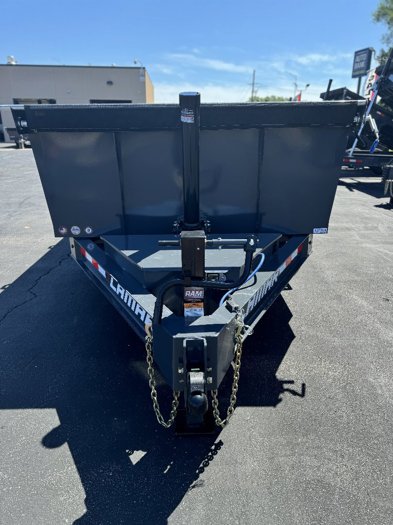 New 2025 Lamar Trailers 83" X 14' DT - 14K Telescopic Dump Trailer