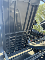 New 2025 Lamar Trailers 83" X 14' DT - 14K Telescopic Dump Trailer