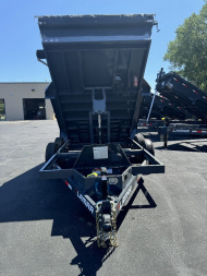 New 2025 Lamar Trailers 77" X 12' DM - 10K Medium Dump Trailer
