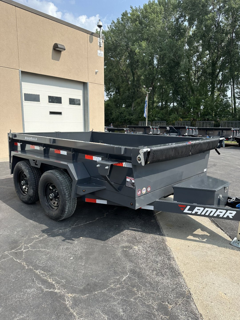 New 2025 Lamar Trailers 77"X10' DM-10K Medium Dump Trailer