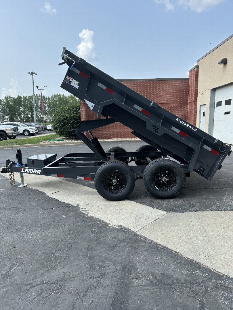 New 2025 Lamar Trailers 77"X10' DM-10K Medium Dump Trailer