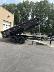 New 2025 Lamar Trailers 83"X14' DT-14K Telescopic Dump Trailer