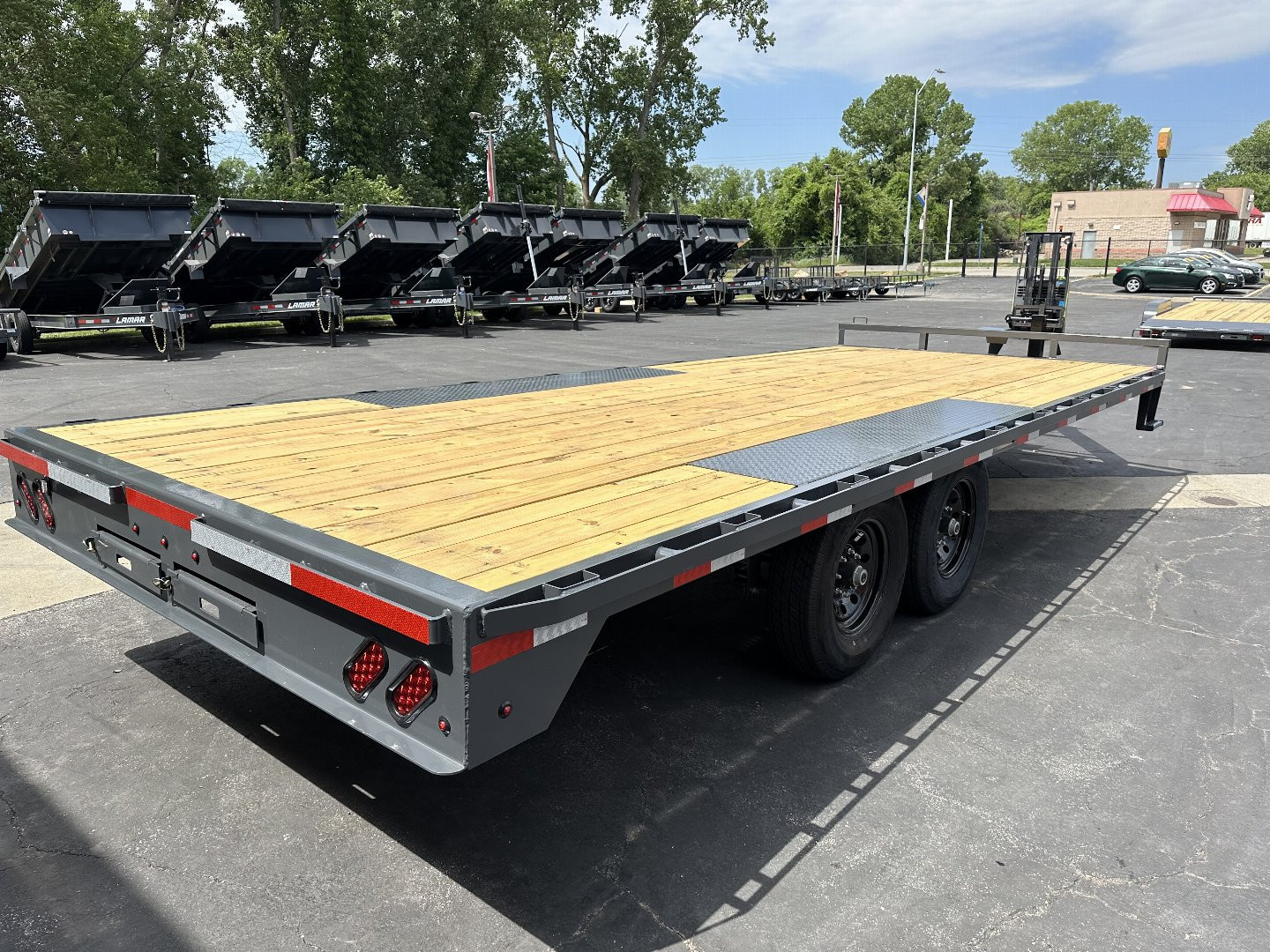 New 2024 Lamar Trailers F8 102x20 14K Equipment Trailer