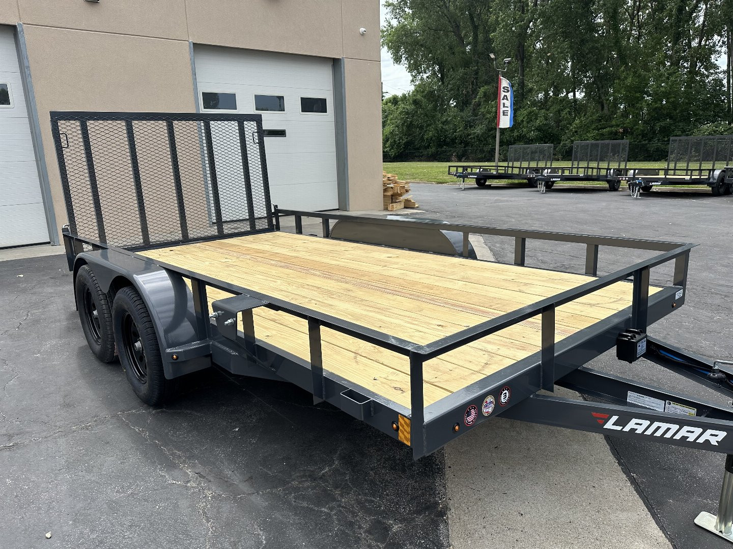 New 2024 LAMAR TRAILERS UC 83x14 7K Utility Trailer