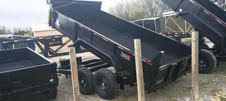 New 2025 Force 7x12 Dump Dump Trailer Scissor Lift