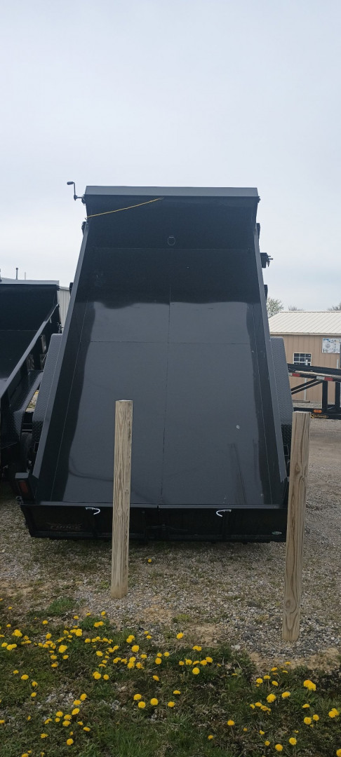 New 2025 Force 7x14 Dump Dump Trailer Scissor Lift