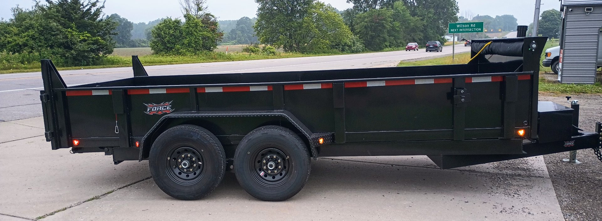 New 2025 Force 7x16TS5 14K Dump Trailer with Telescopic Cylinder